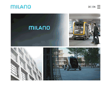 Tablet Screenshot of milanomedien.com